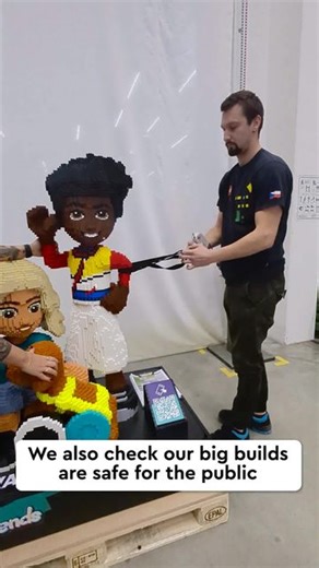 LEGO on Instagram: "Our big builds go through some intense safety tests 👷"