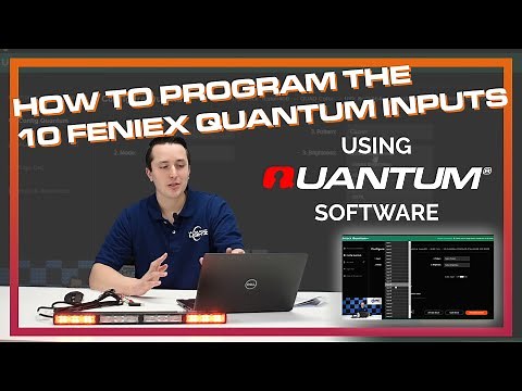 How to Program the 10 Feniex Quantum Inputs (using quantum software)