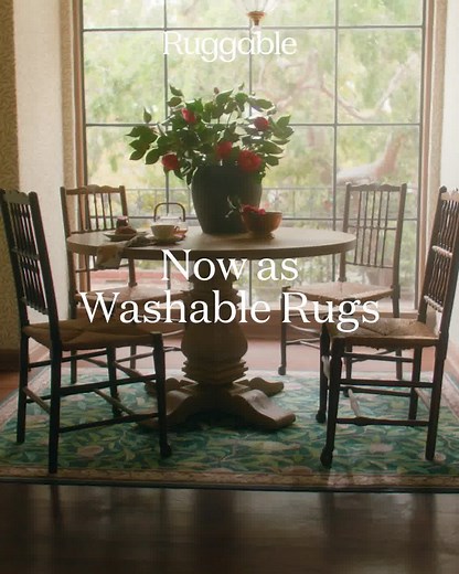 Introducing the Ruggable x Morris & Co. Collection: Designs as beautiful as they are washable. | William Morris & Co