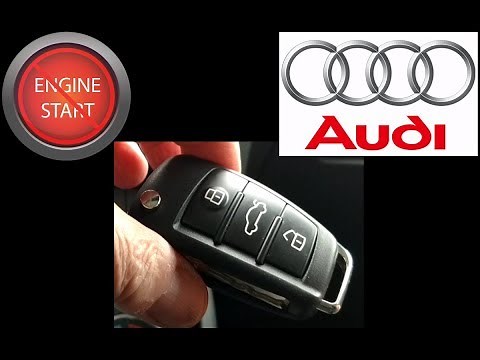Fix an Audi flip key remote that won't work after replacing the battery.