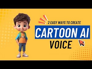 How to generate Cartoon AI Voices | AI kids Voiceovers