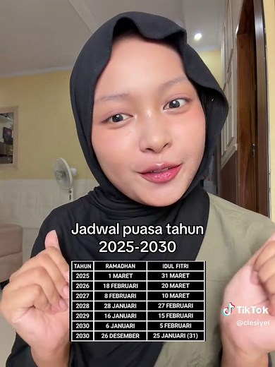 Jadwal Puasa Tahun 2025-2030: Ramadhan Vibes