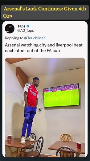 Arsenal’s Luck Continues: Given 4th Consecutive Non-PL Draw in FA Cup #viral #footballshorts