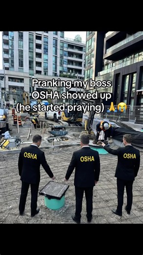Guess who got fired? 👁️👄👁️ #osha #inspection #prankvideo | prank