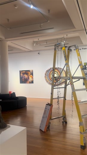 Glen Eira Arts & Culture on Instagram: "⚒️⏳We have two new exhibitions at the Glen Eira City Council Gallery that are getting their finishing touches before the big reveal tomorrow. Do you know what these exhibitions are — comment below if you do! Take a sneak peak at all our upcoming exhibitions via our Arts Guide so you’re never left guessing — you can also pick up a hard-copy at your local library or the gallery, or view it online via link in our bio!"