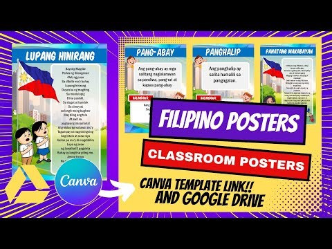 Classroom Display | Lupang Hinirang | Filipino Subject Posters #classroomdisplay #classroomideas