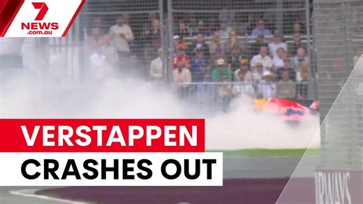 Max Verstappen crashes out of qualifying