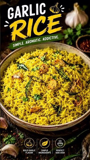 15-Min Microwave Garlic Rice 🧄 Prep Now, Eat Later