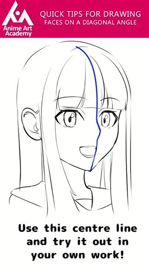 ★ Manga in a Minute ★ Draw anime & manga FAST! Lesson 7: Drawing Anime Face From 45% Angle #howtodrawanime #howtodrawmanga #manga #anime #drawingtutorial