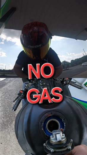 12K views · 308 reactions | No Gas? #sportbike #bikelife #motorcycle #funny #bikers #gas | Ride With Danger | Facebook