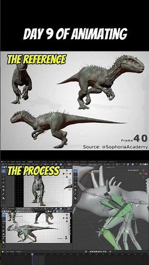 Day 9 of animating #blender