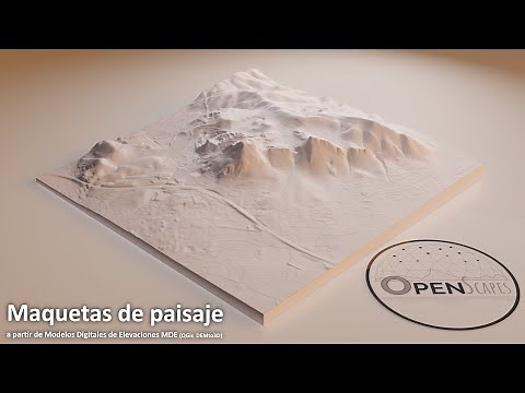 Modelos 3D para imprimir (QGis y DEMto3D)