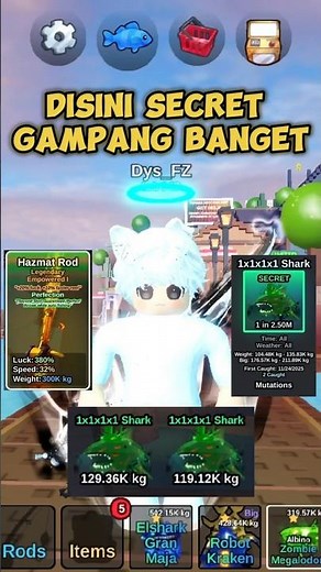 The Easiest Way to Get Secrets on Classic Island! 🎣 Fish It Roblox #shorts