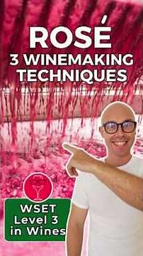 How Is Rosé Wine Made? 3 Methods Explained #roséwine #wineeducation #winemaking #wine #winetasting