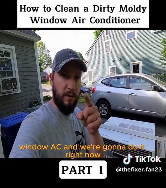 How to Clean a Dirty Moldy Window Air Conditioner