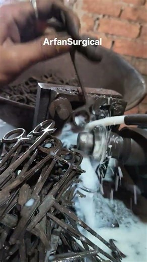 Manufacturing of Hemostasis mosquito forceps 15 cm.#surgicalinstruments #viralaccount #foryou #fyp