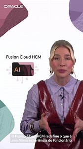 No Oracle Fusion Cloud Applications com IA integrada, você usa seus dados em finanças, RH, supply chain e marketing com uma única fonte de verdade. | Oracle Brasil