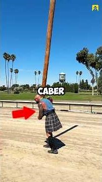 CABER TOSS An Ancient Scottish Sport #shorts