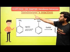 Sandmeyer reaction class 12 | sandmeyer's reaction by Arvind arora | Name reaction Vedantu