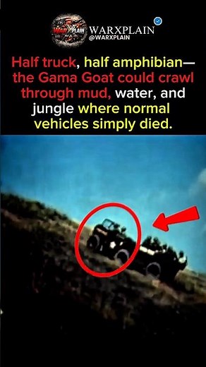 The Gama Goat: The Army’s Weirdest Vehicle #shorts