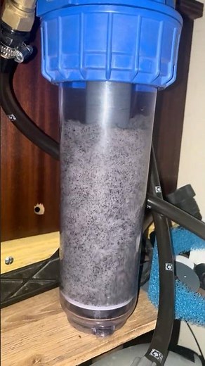Sand filtration in the aquarium