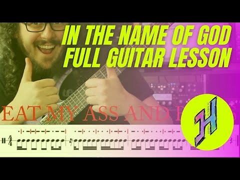 In the name of god - Full Guitar Lesson