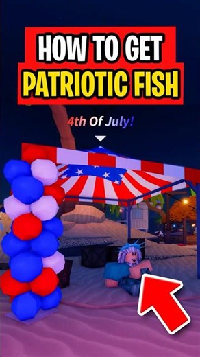 How To Get PATRIOTIC FISH In Roblox Fisch