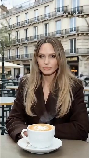 ANGELINA JOLIE ● Aesthetic Coffee Break & Street Walk