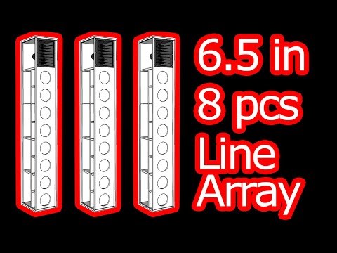[PLAN] 6.5" Line Array x 8 mids for any cinema or event