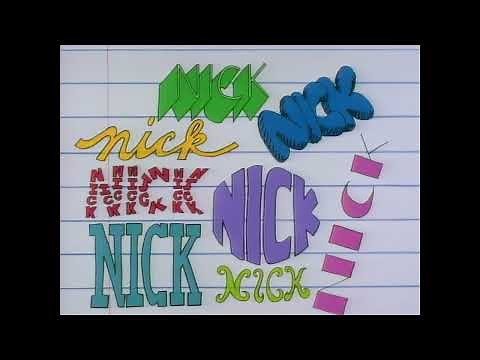 Nickelodeon Bumper - Nick Writing (HD 1080p UPSCALE!)