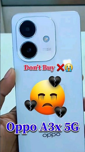 Don't buy ❌😭 - Oppo A3x 5G। oppo a3x 5g unboxing। #shorts #viralvideo