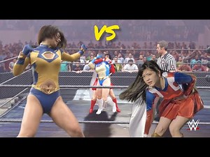 太陽の戦士レオーナ VS 炎の戦士アイラ WWE2K23
