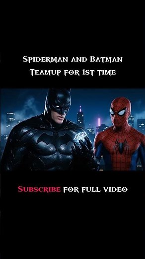 Spider-Man x Batman | The First Case Together #shorts