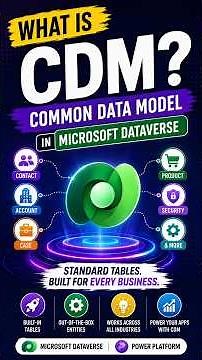 What is Common Data Model (CDM) in Microsoft Dataverse? | Power Platform Tutorial for Beginners