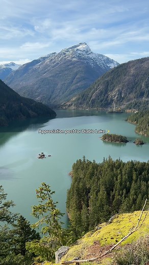 14K views · 322 reactions | For this jaw-dropping view, make a stop at the Diablo Lake Vista Point along North Cascades Highway (Highway 20). ✨ Highway 20 closes for the winter near milepost 134 (Ross Dam Trailhead), but the overlook is often still accessible from the west. Check road conditions and closures before you go. | State of Washington Tourism | Facebook