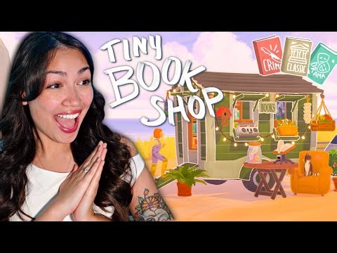 Running a Mobile Bookshop by the Sea! | Tiny Bookshop Gameplay (A Cozy Management Game)