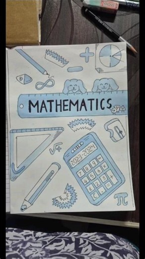 Creative Mathematics Notebook Design | BRAINWAVE Academy Students 📐✨