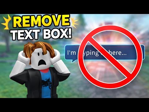 How to Remove the Text Box in Roblox (In-Game Fix)