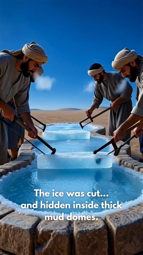 Ice was stored in the middle of the desert. #facts #viral #shorts #history #architecture #trending