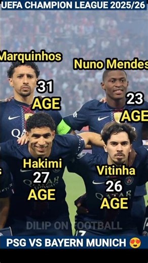 PSG 5 - 4 Bayern Munich | UEFA Champions League 2025/26 Semi Final | Football Players Current Age 🔥