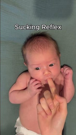 Newborn Reflexes Explained by a Pediatric OT #newborndevelopment #pediatricot #babydevelopment