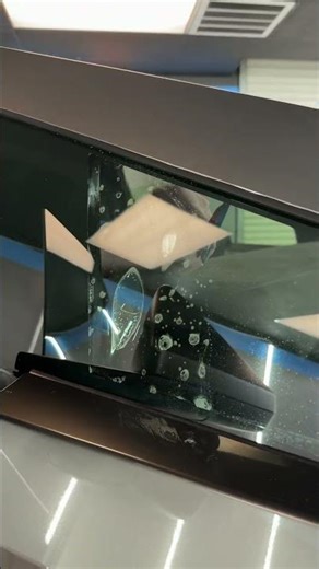 Cybertruck Window Tint Installation in Tight Workspace | Professional Ceramic Tint