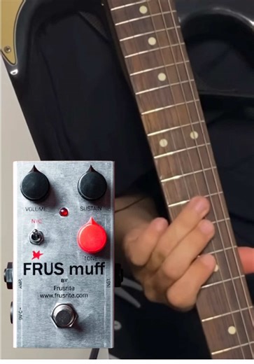 O Frus Muff reúne dois clássicos utilizados por John Frusciante em um único pedal. Criado a partir da primeira reedição americana do Big Muff PI (conhecido como V9 - EC3003), desenvolvido por Fran Blanche e fabricado no inicio de 2000, o nosso pedal no modo NYC garante o timbre de Muff utilizado por John Frusciante a partir de 2002. Já com a chave no modo russo, parte do circuito do pedal é alterado, assim proporcionando o timbre da primeira leva do Big Muff Black Russian V8 (fabricada entre 199