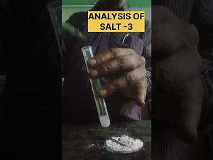 Salt analysis #Practical chemistry@ professorschannel9058