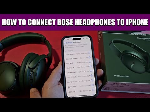 How To Connect Bose Headphones To iPhone