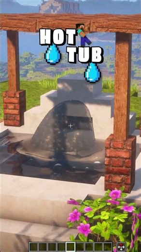 Hot Tub in Minecraft 🤯 (Sh Boom) #minecraft ​