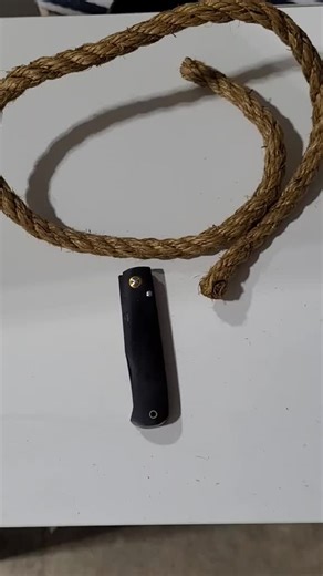 How sharp is the Boker Plus Rusticus? Initial edge test! #edc #everydaycarry #MakingTheCut #foryou #fyp