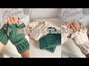 ✨ Mitones a crochet FÁCILES y RÁPIDOS 🧶 | Teje conmigo paso a paso (principiantes)