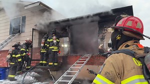 Around 7:35 am, firefighters battled a tragic house fire, where one adult lost their life, at 306 S. Kenwood. Damage to one side of the duplex-style home was significant. The Olathe Fire Department, Olathe Police Department and Johnson County, KS Sheriff's Office are working together on the investigation. Johnson County MED-ACT also provided professional support at the incident. Every fire is a great reminder to check your home’s smoke alarms by pressing the test button and replacing any alarm t