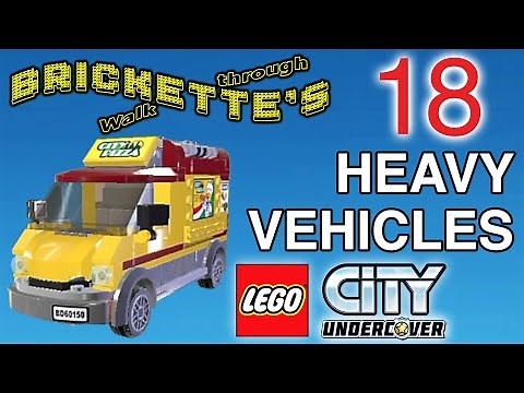 ALL 18 Heavy Vehicles, how to unlock all Heavy Vehicles in LEGO City Undercover Remastered